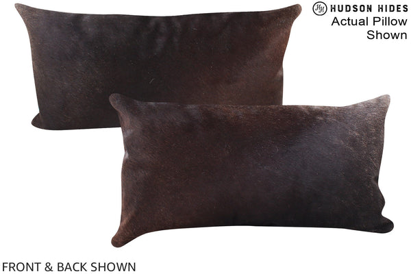Chocolate Cowhide Pillow #A16071