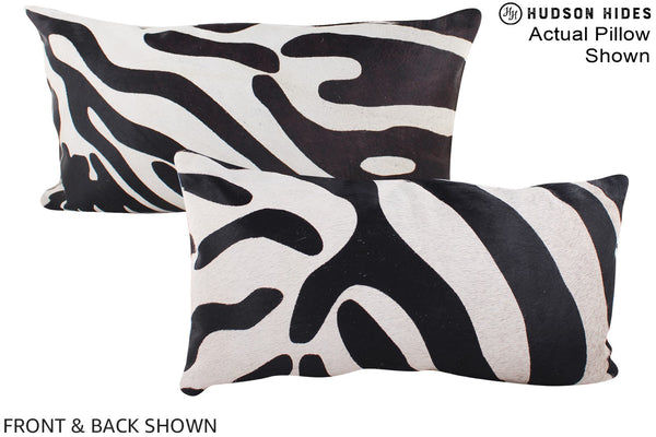 Zebra Cowhide Pillow #A16084