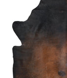 Brown with Red Cowhide Rug #A16085R