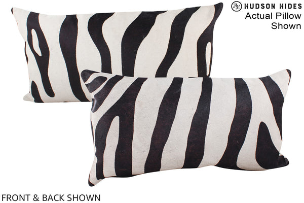 Zebra Cowhide Pillow #A16109
