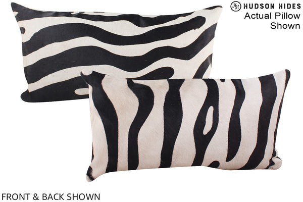 Zebra Cowhide Pillow #A16123