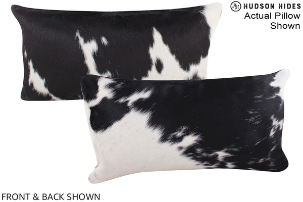 Black and White Cowhide Pillow #A16172