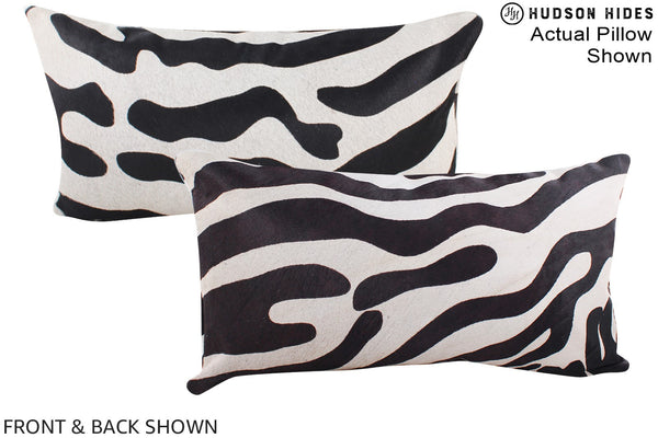 Zebra Cowhide Pillow #A16176