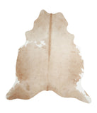 Beige and White Cowhide Rug #A16181R