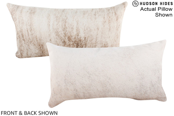 Light Brindle Cowhide Pillow #A16192