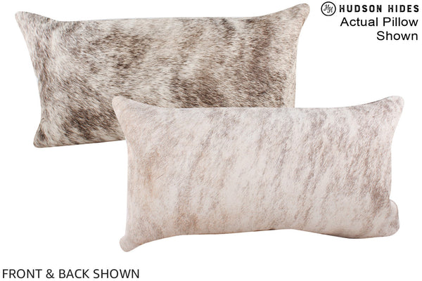 Light Brindle Cowhide Pillow #A16194
