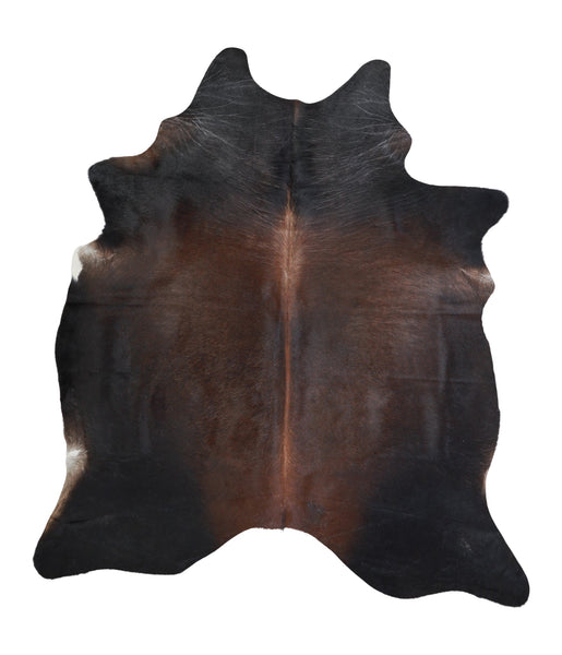 Brown with Red Cowhide Rug #A16224R
