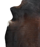 Brown with Red Cowhide Rug #A16224R