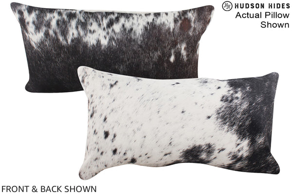 Black and White Cowhide Pillow #A16349