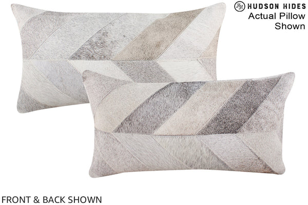 Patchwork Cowhide Pillow #A16378
