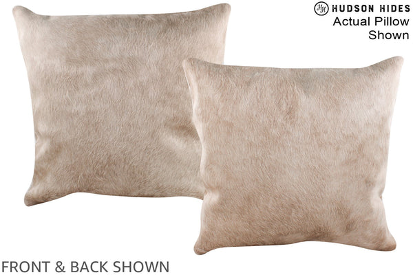 Champagne Cowhide Pillow #A16406
