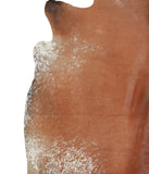 Salt and Pepper Brown Cowhide Rug #A16444