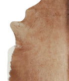 Brown and White Regular Cowhide Rug #A16471