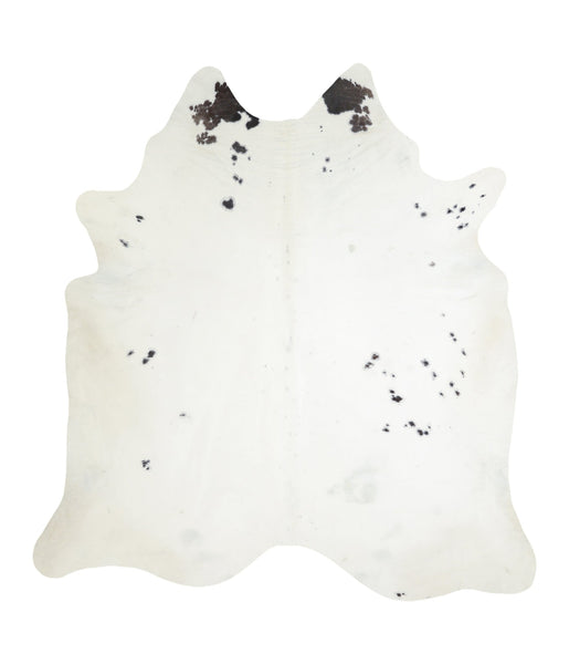 Salt and Pepper Black Cowhide Rug #A16523