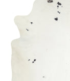 Salt and Pepper Black Cowhide Rug #A16523