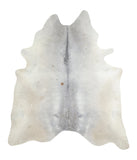 Grey with Beige Cowhide Rug #A16524