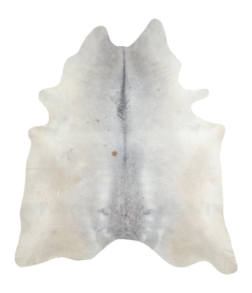 Grey with Beige Cowhide Rug #A16524