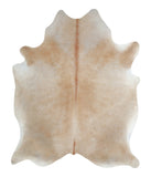 Beige Cowhide Rug #A16543
