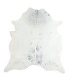 Salt and Pepper Black Cowhide Rug #A16616