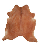 Solid Brown Cowhide Rug #A16617