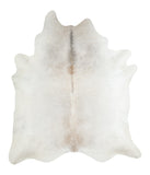 Grey with Beige Cowhide Rug #A16642