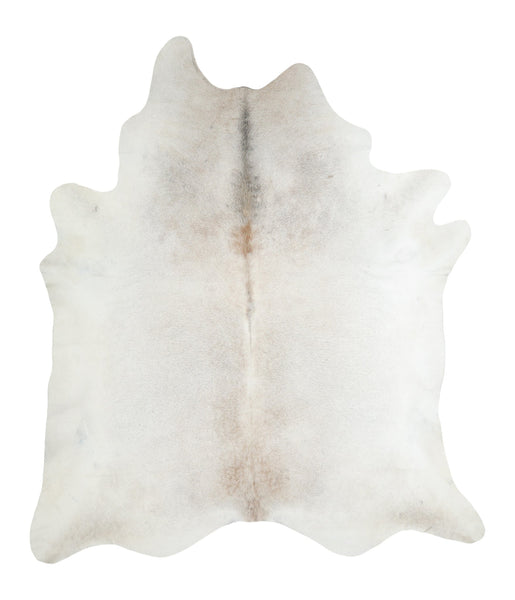 Grey with Beige Cowhide Rug #A16642