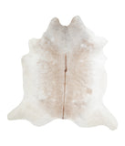 Grey with Beige Cowhide Rug #A16730