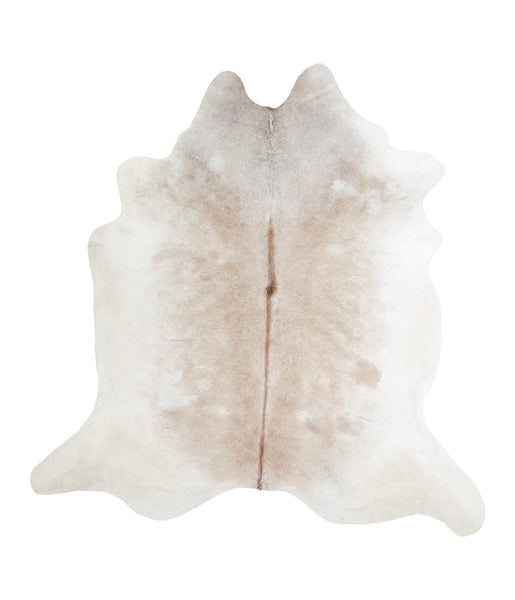 Grey with Beige Cowhide Rug #A16730