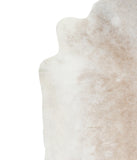 Grey with Beige Cowhide Rug #A16730