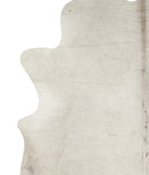 Grey with White Cowhide Rug #A16777