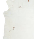 Salt and Pepper Brown Cowhide Rug #A17213