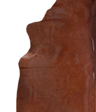 Solid Brown Cowhide Rug #A17437