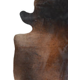 Brown with Red Cowhide Rug #A17455