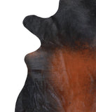 Brown with Red Cowhide Rug #A17504