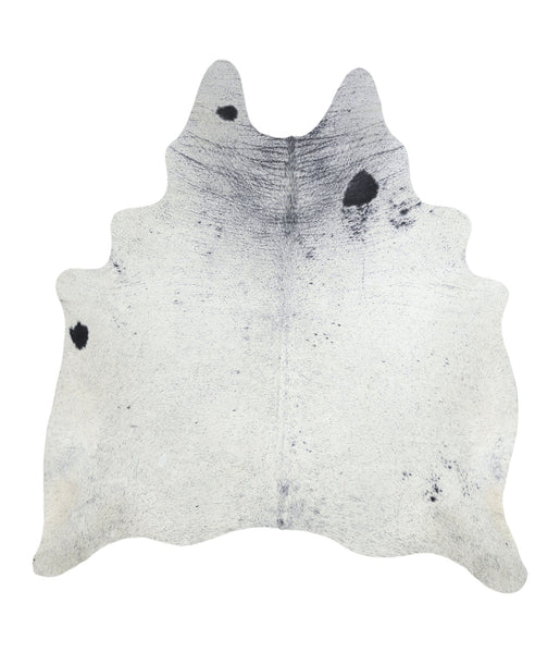 Salt and Pepper Black Cowhide Rug #A17571