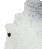 Salt and Pepper Black Cowhide Rug #A17571