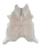 Grey with Beige Cowhide Rug #A17635