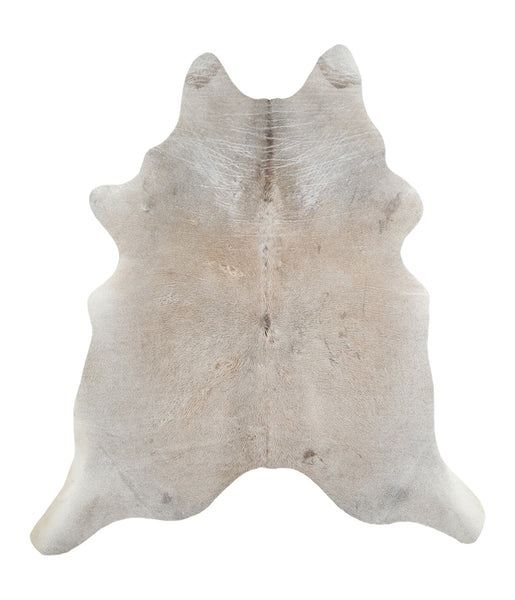 Grey with Beige Cowhide Rug #A17635