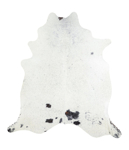 Salt and Pepper Black Cowhide Rug #A17673