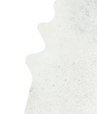 Salt and Pepper Black Cowhide Rug #A17673