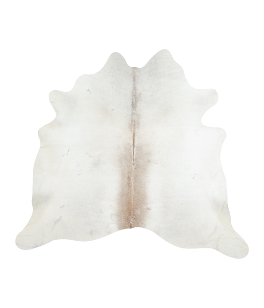 Grey with Beige Cowhide Rug #A18015