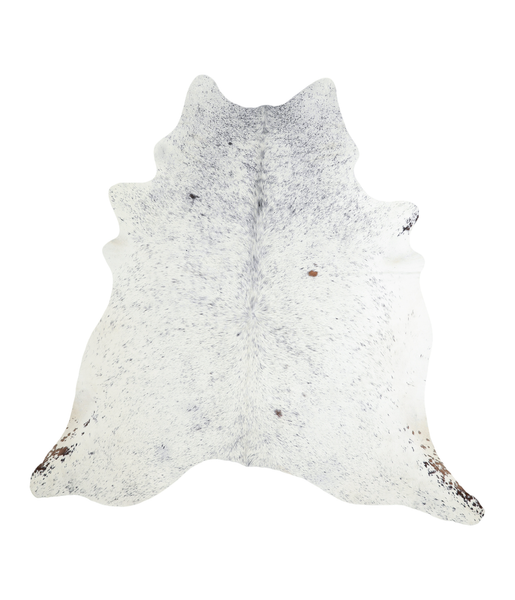 Salt and Pepper Black Cowhide Rug #A18016