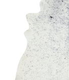 Salt and Pepper Black Cowhide Rug #A18016