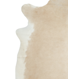 Beige and White Cowhide Rug #A18053