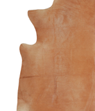 Solid Brown Cowhide Rug #A18213