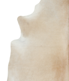 Beige Cowhide Rug #A18462