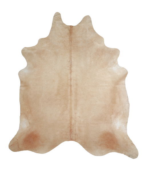 Beige Cowhide Rug #A18571