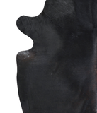 Solid Black Cowhide Rug #A18585