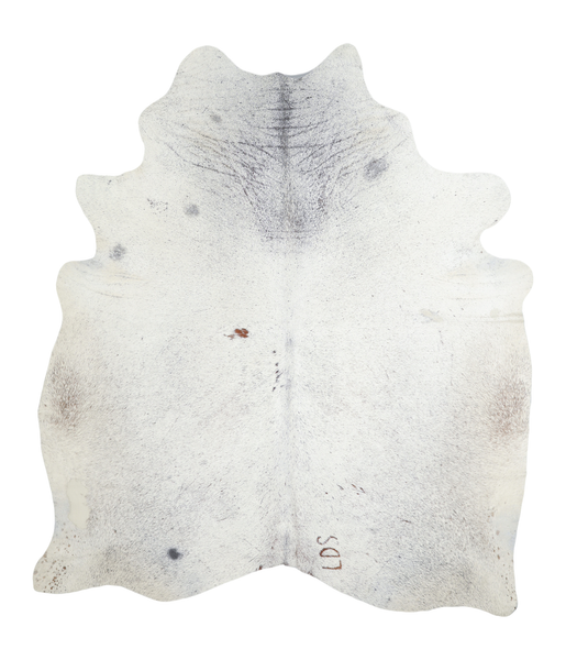 Salt and Pepper Black Cowhide Rug #A18872