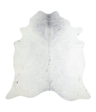 Salt and Pepper Black Cowhide Rug #A19124